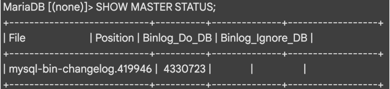 BinLog Position